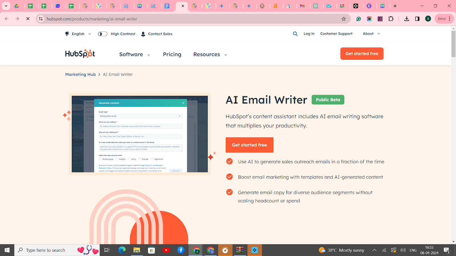 Hubspot: An AI Email Writer